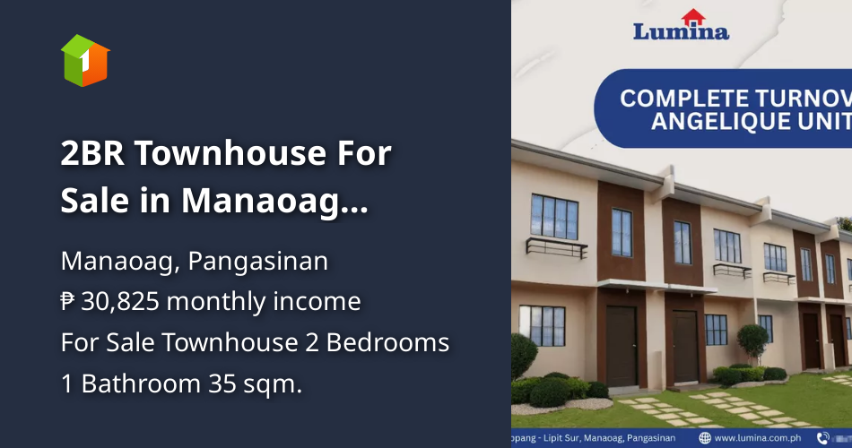 2BR Townhouse For Sale in Manaoag Pangasinan [House and Lot 🏘️