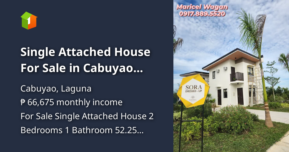 Single Attached House For Sale in Cabuyao Laguna [House and Lot 🏘️