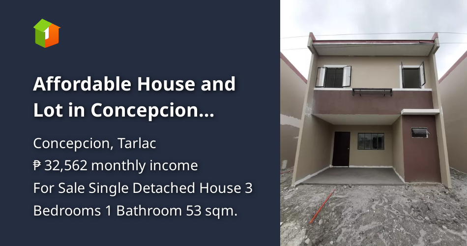 Affordable House and Lot in Concepcion Tarlac [House and Lot 🏘️] (April