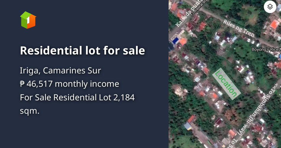 Residential lot for sale [Lots 🚜] (August 2021) in Iriga, Camarines Sur