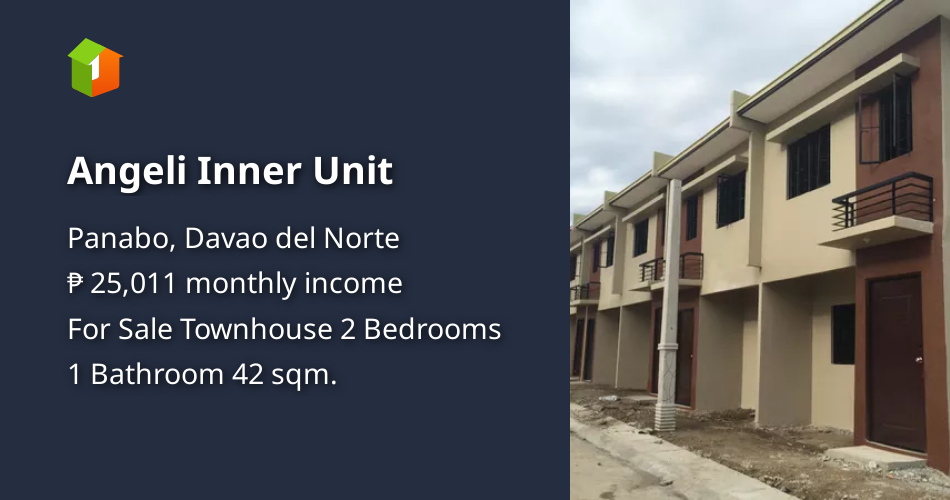 Angeli Inner Unit [House and Lot 🏘️] (January 2022) in Panabo, Davao ...