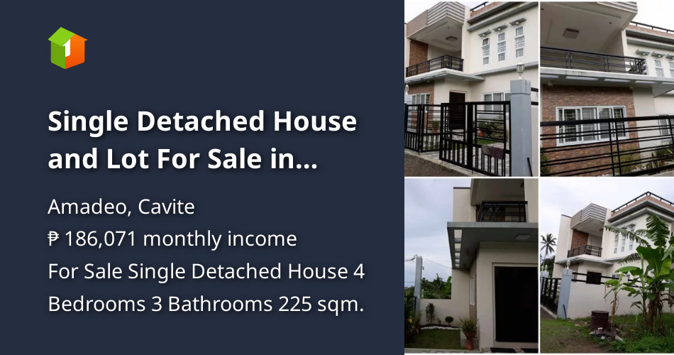 Single Detached House and Lot For Sale in Amadeo, Cavite [House and Lot 🏘️] (November 2023) in