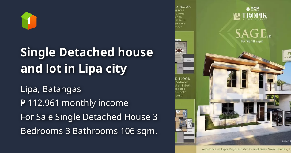 3 Bedroom Single Detached in Baseview Homes near Lipa City Air Base