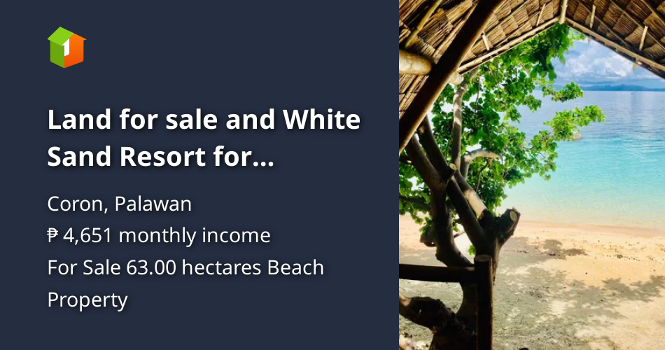 Land for sale and White Sand Resort for partnership and MORE [Beach