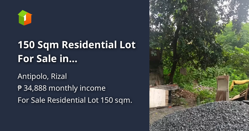 150 Sqm Residential Lot For Sale in Crestview,Antipolo [Lots 🚜