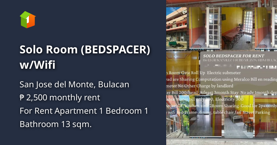 Solo Room (BEDSPACER) w/Wifi [Condos 🏙️] (May 2026) in San Jose del ...