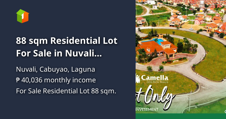 88 sqm Residential Lot For Sale in Nuvali Cabuyao Laguna [Lot 🚜