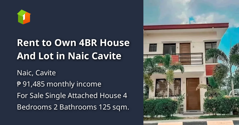 Rent to Own 4BR House And Lot in Naic Cavite [Houses and Lots 🏘️