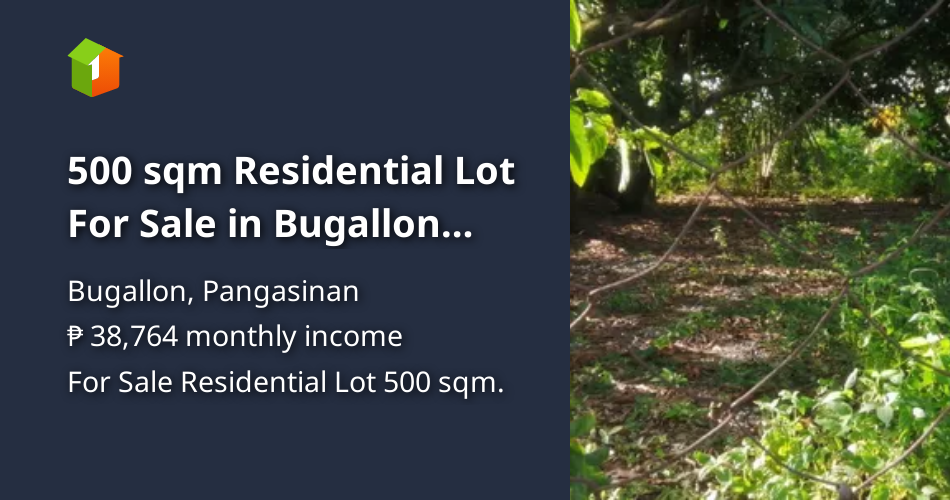 500 sqm Residential Lot For Sale in Bugallon Pangasinan [Lot 🚜] (August