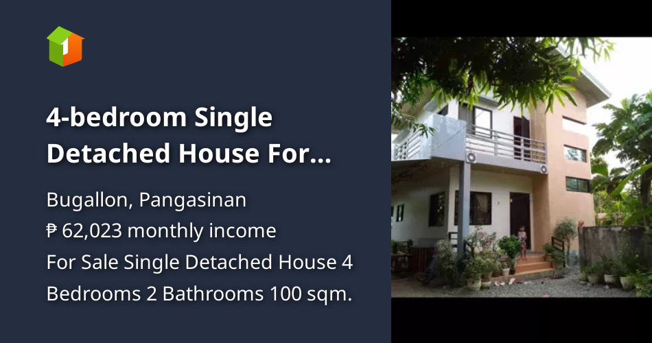 4bedroom Single Detached House For Sale in Bugallon Pangasinan [House