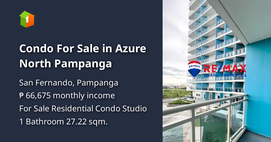 Condo For Sale in Azure North Pampanga [Condo 🏙️] (January 2024) in San