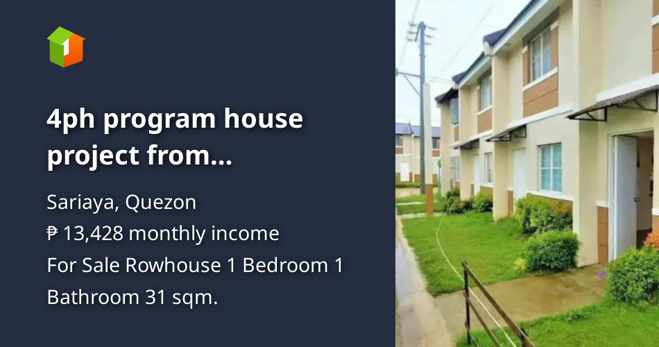 4ph program house project from government [Houses and Lots 🏘️] (May ...