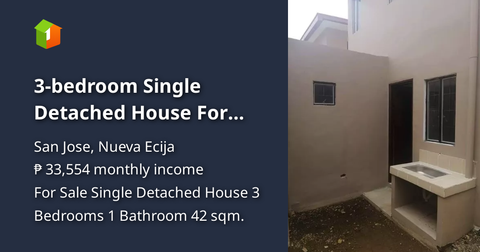 3bedroom Single Detached House For Sale in San Jose Nueva Ecija [House