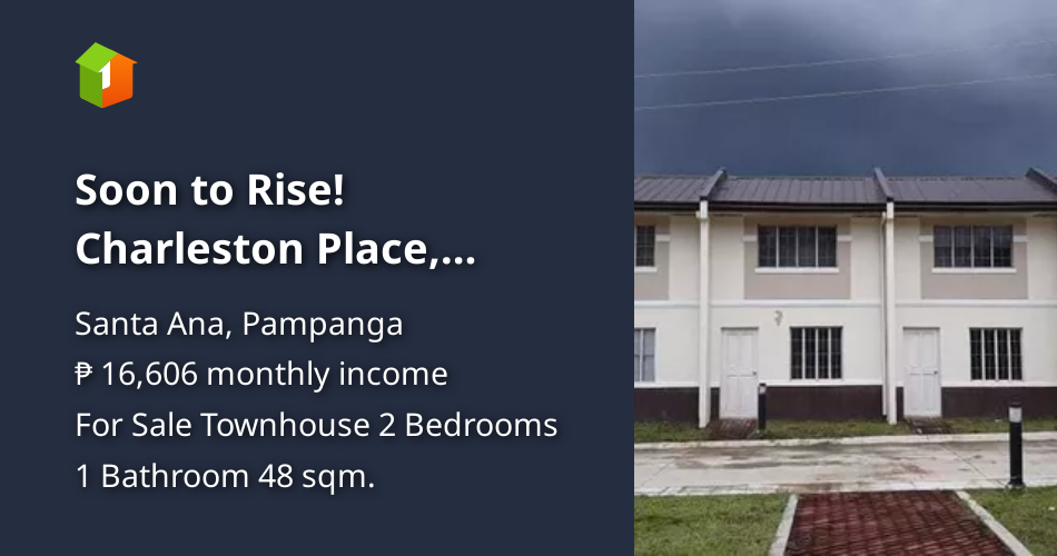 Soon to Rise! Charleston Place, Sta.Ana, Pampanga [House and Lot 🏘️