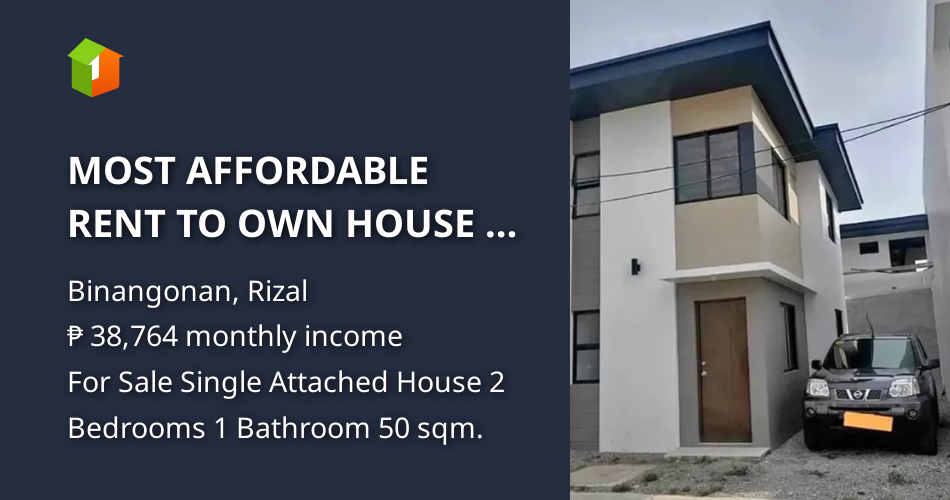 MOST AFFORDABLE RENT TO OWN HOUSE & LOT IN BINANGONAN RIZAL [House and