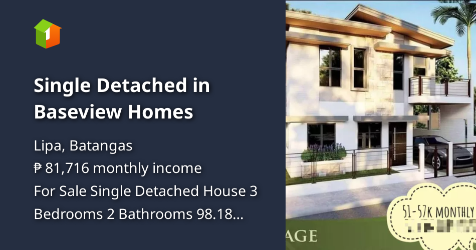 Single Detached in Baseview Homes [House and Lot 🏘️] (February 2024) in