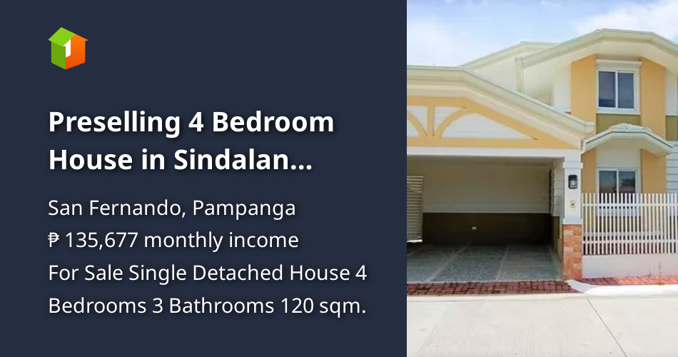 Preselling 4 Bedroom House in Sindalan beside Jumbo Jenra Sindalan