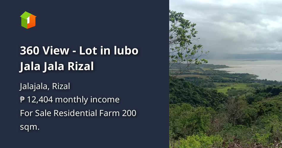360 View Lot in lubo Jala Jala Rizal [Lot 🚜] (July 2023) in Jalajala