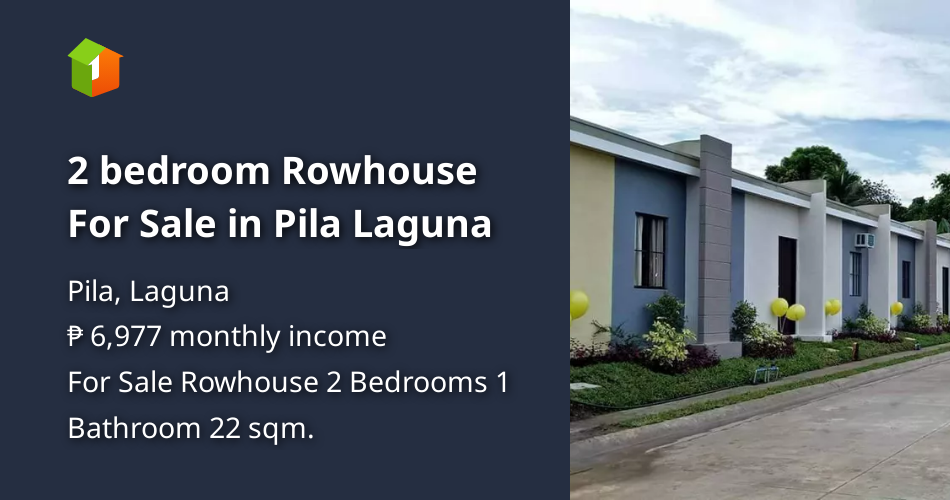2 bedroom Rowhouse For Sale in Pila Laguna [Houses and Lots 🏘️