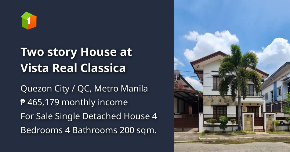 Two story House at Vista Real Classica [House and Lot 🏘️] (March 2024