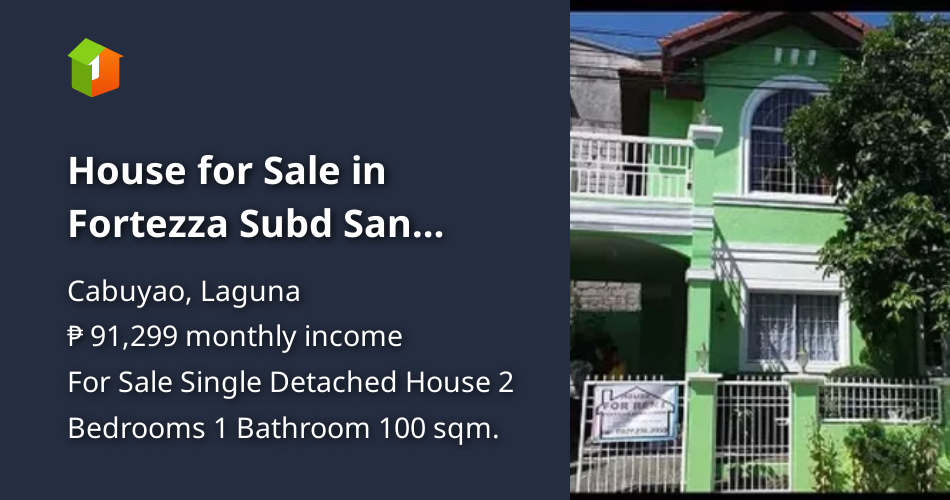 House for Sale in Fortezza Subd San Isidro Cabuyao Laguna [House and
