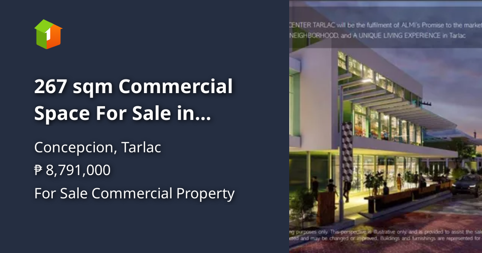 267 sqm Commercial Space For Sale in Concepcion Tarlac
