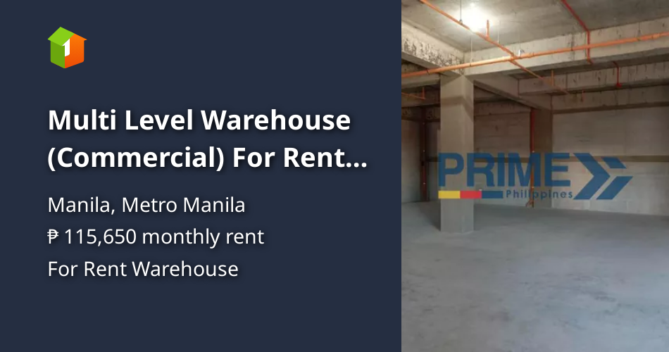 Multi Level Warehouse (Commercial) For Rent in Manila Metro Manila ...