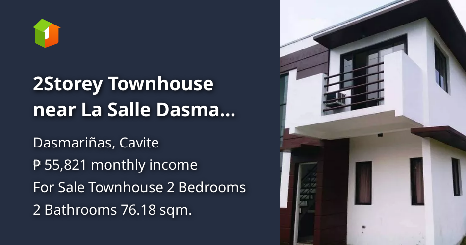 2Storey Townhouse near La Salle Dasma Cavite [House and Lot 🏘️