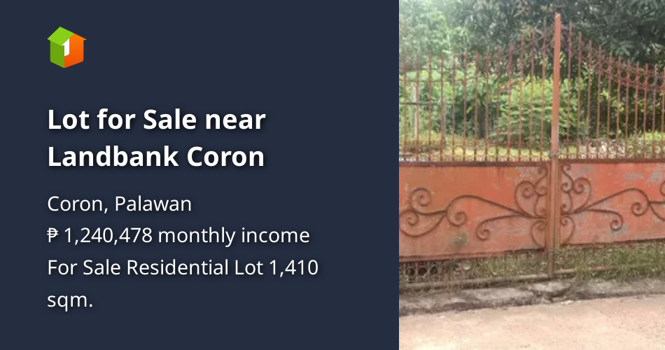 Lot for Sale near Landbank Coron [Lot 🚜] (August 2024) in Coron
