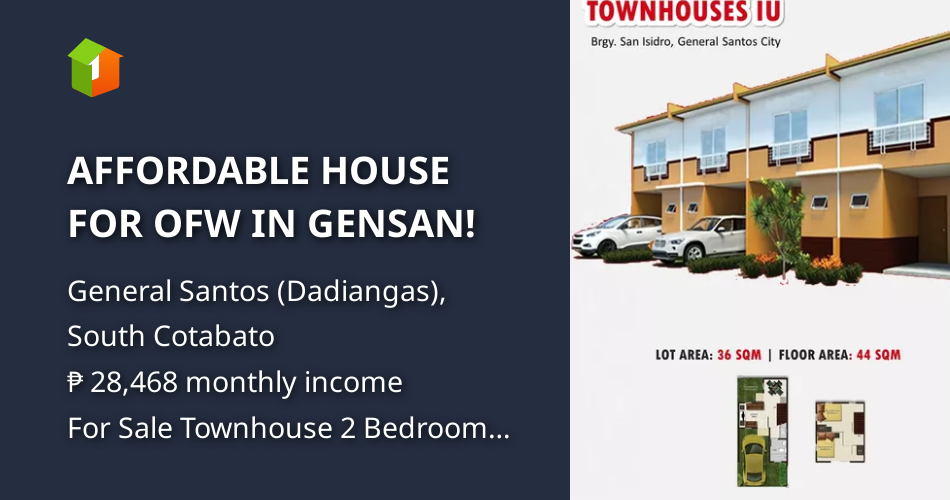 AFFORDABLE HOUSE FOR OFW IN GENSAN! [House and Lot 🏘️] (January 2023