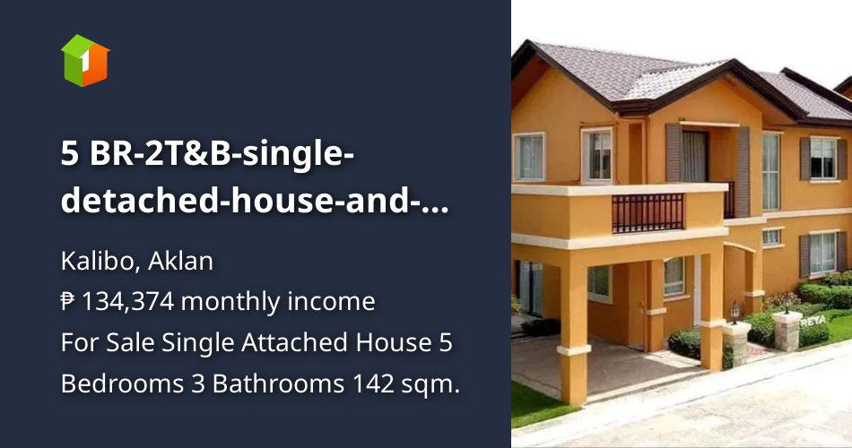 5 BR2T&Bsingledetachedhouseandlotcamellaaklan [House and Lot 🏘️