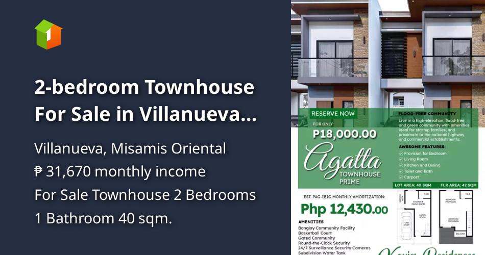 2bedroom Townhouse For Sale in Villanueva Misamis Oriental [House and