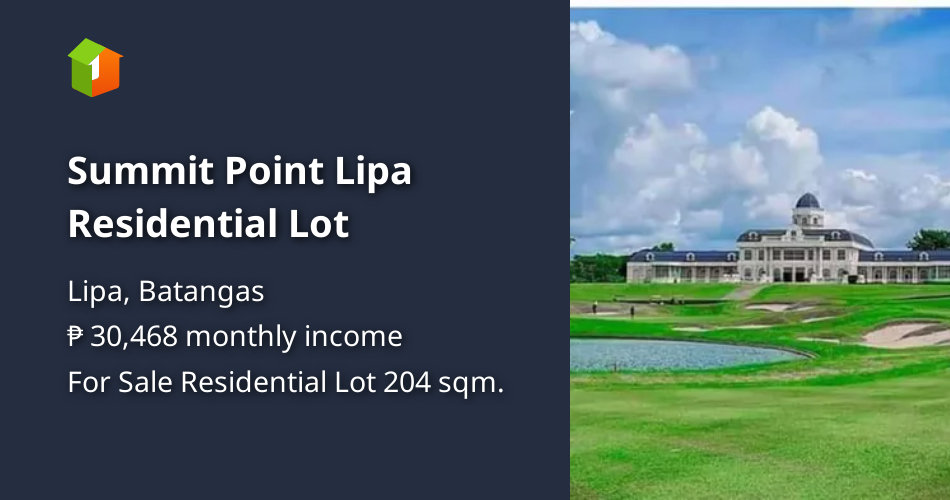 Summit Point Lipa Residential Lot [Lot 🚜] (June 2022) in Lipa, Batangas