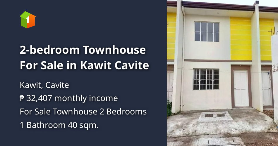 2bedroom Townhouse For Sale in Kawit Cavite [House and Lot 🏘️] (July