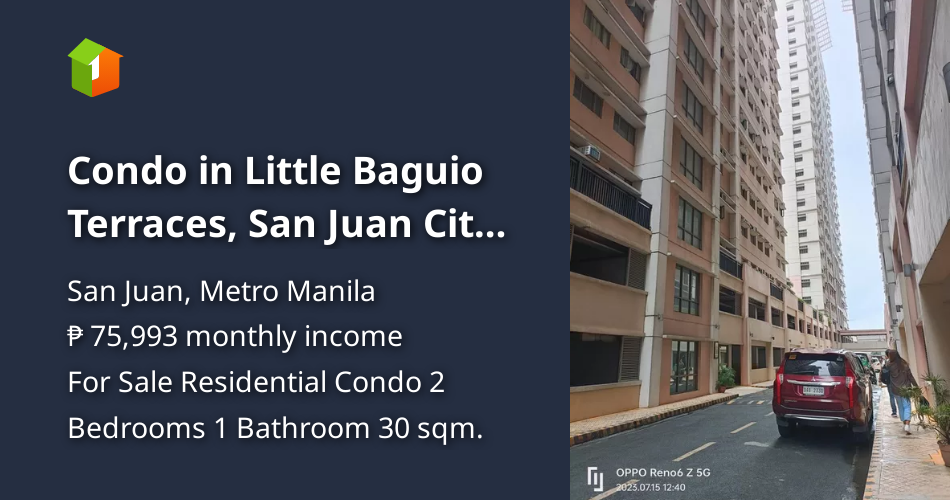 Condo in Little Baguio Terraces, San Juan City Rent to Own (RFOReady