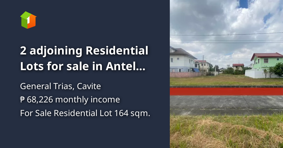 2 adjoining Residential Lots for sale in Antel Grand Meadows for sale