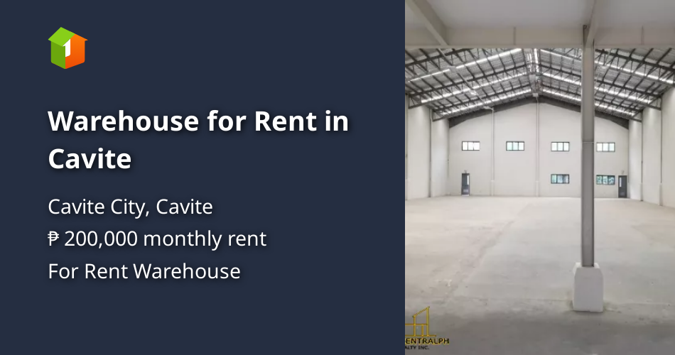 Warehouse for Rent in Cavite Property 🏭] (July 2023) in
