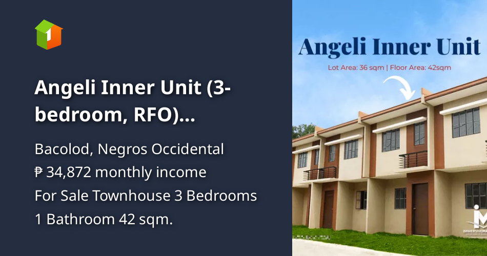Angeli Inner Unit (3-bedroom, RFO) Available in Bacolod [Houses and ...