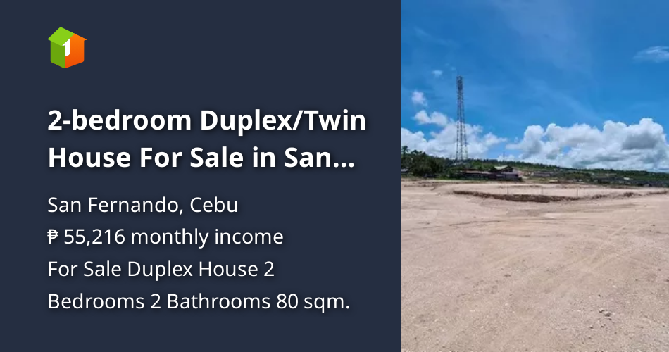 2bedroom Duplex/Twin House For Sale in San Fernando Cebu [House and