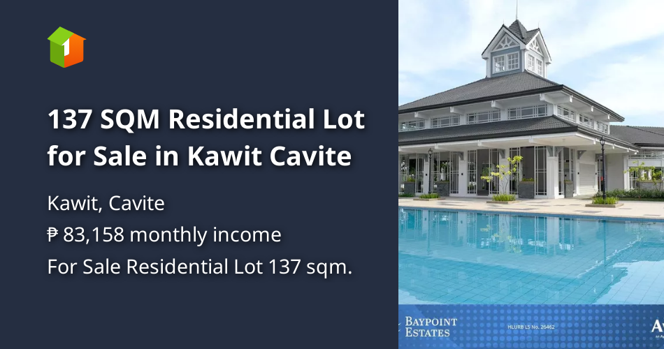 137 SQM Residential Lot for Sale in Kawit Cavite [Lots 🚜] (October 2024
