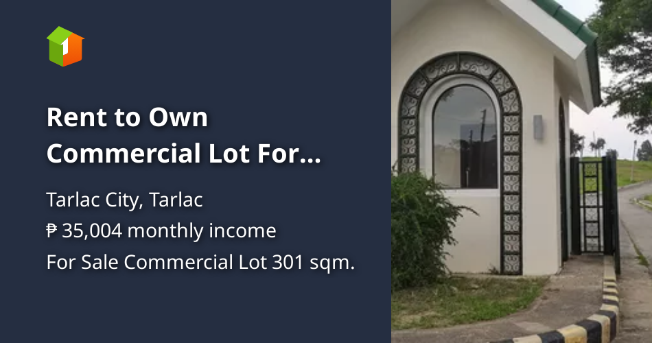 Rent to Own Commercial Lot For Sale in Tarlac City Tarlac [Lot 🚜
