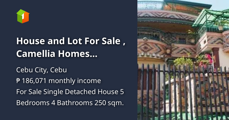 House and Lot For Sale , Camellia Homes ,Lawaan Talisay City [Houses