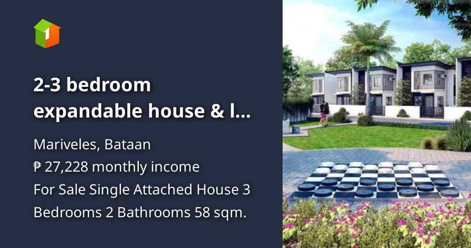 23 bedroom expandable house & lot for sale in Bataan, near Vista Mall