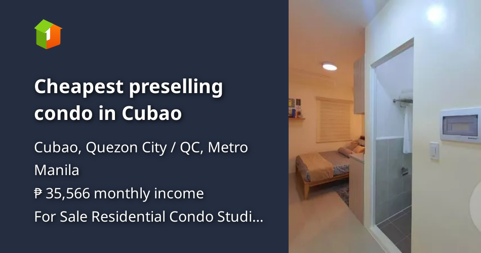 Cheapest preselling condo in Cubao [Condo 🏙️] (February 2023) in Cubao