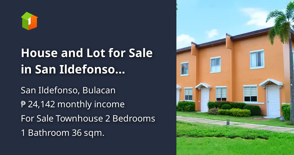 House and Lot for Sale in San Ildefonso Bulacan [House and Lot 🏘️
