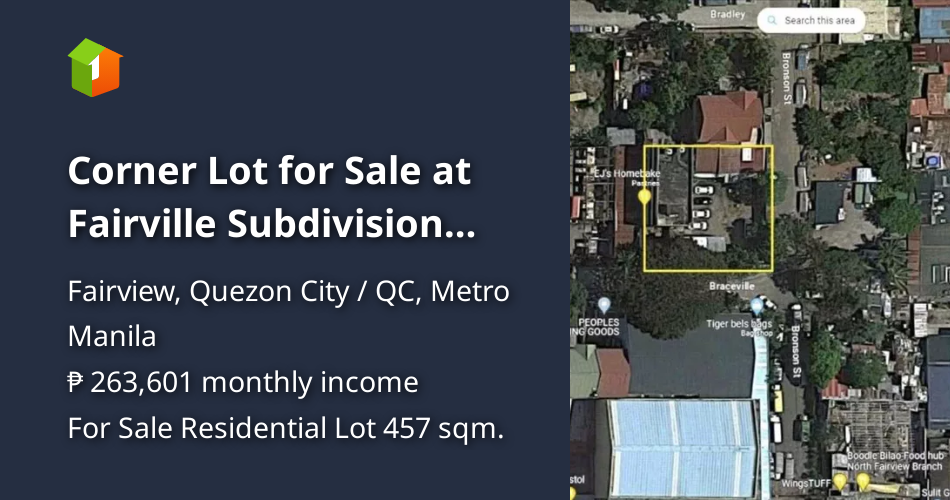 Corner Lot for Sale at Fairville Subdivision Fairview [Lot 🚜] (August