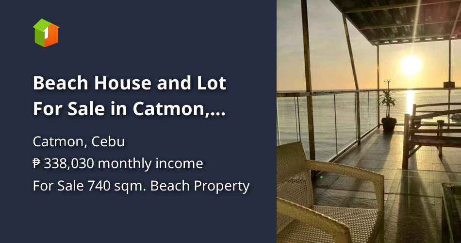 Beach House and Lot For Sale in Catmon, Cebu [Beach Property 🏖️