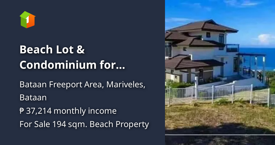 Beach Lot & Condominium for Investment [Beach Property 🏖️] (December