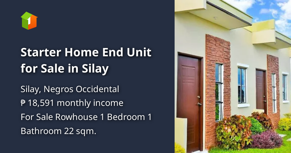 Starter Home End Unit for Sale in Silay [House and Lot 🏘️] (March 2023