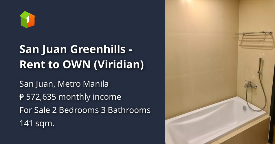 San Juan Greenhills Rent to OWN (Viridian) [Condo 🏙️] (August 2024) in San Juan, Metro Manila